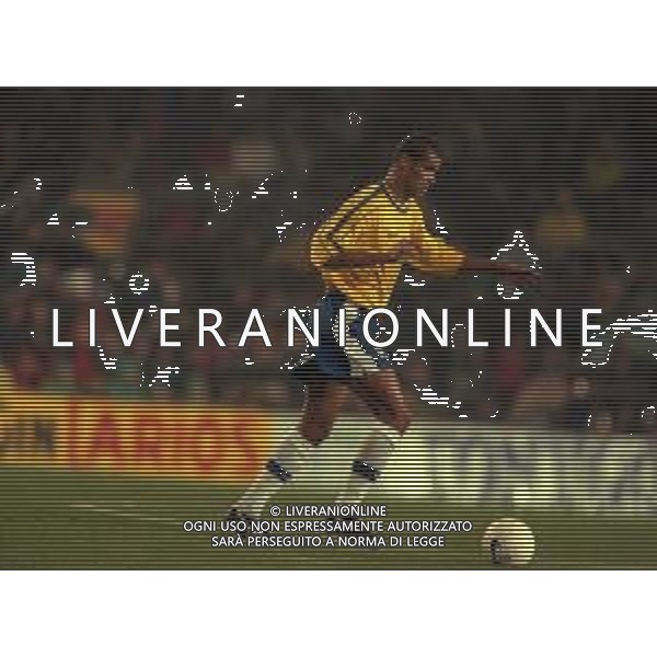 1999 BARCELLONA PARTITA AMICHEVOLE BARCELLONA NAZIONALE BRASILE 2-2 NELLA FOTO RIVALDO AG ALDO LIVERANI SAS
