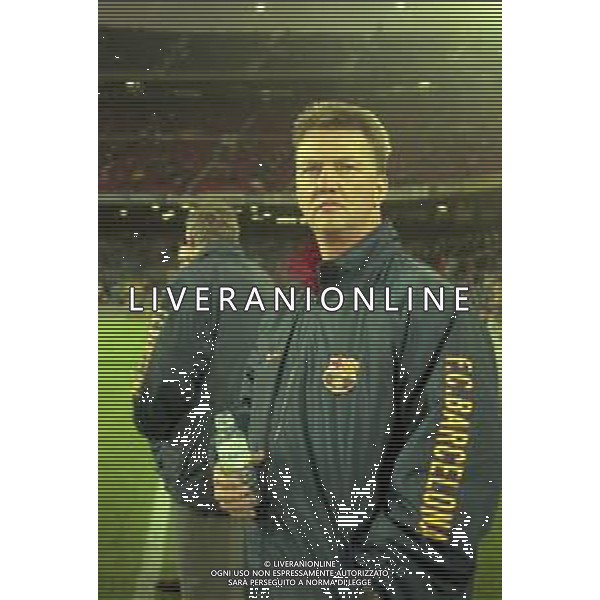 1999 BARCELLONA PARTITA AMICHEVOLE BARCELLONA NAZIONALE BRASILE 2-2 NELLA FOTO LOUIS VAN GAAL ALLENATORE BARCELLONA CALCIO AG ALDO LIVERANI SAS