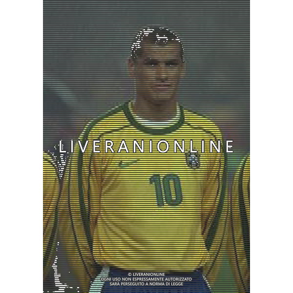 1999 BARCELLONA PARTITA AMICHEVOLE BARCELLONA NAZIONALE BRASILE 2-2 NELLA FOTO RIVALDO AG ALDO LIVERANI SAS