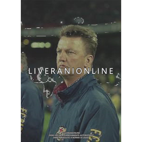 1999 BARCELLONA PARTITA AMICHEVOLE BARCELLONA NAZIONALE BRASILE 2-2 NELLA FOTO LOUIS VAN GAAL ALLENATORE BARCELLONA CALCIO AG ALDO LIVERANI SAS