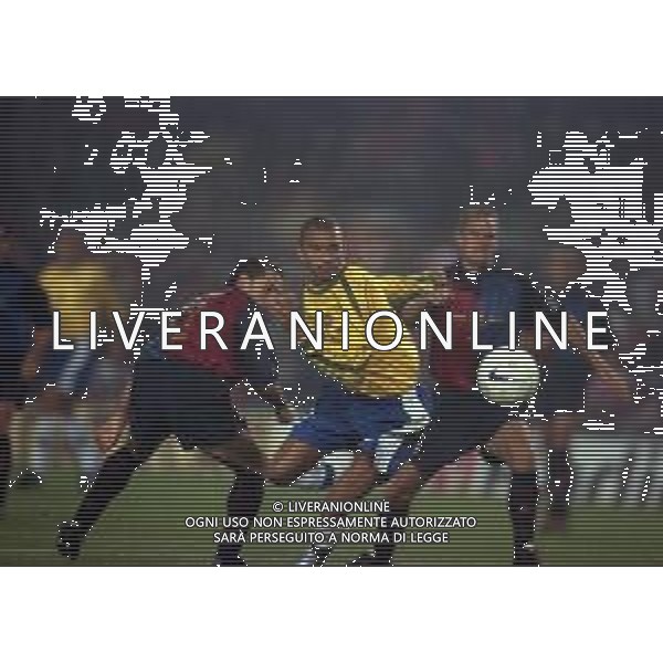 1999 BARCELLONA PARTITA AMICHEVOLE BARCELLONA NAZIONALE BRASILE 2-2 NELLA FOTO MARCIO AMOROSO AG ALDO LIVERANI SAS