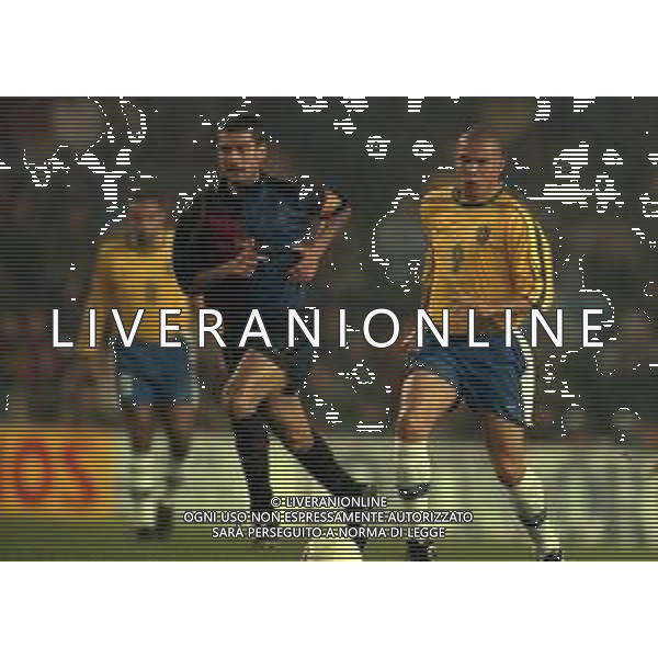 1999 BARCELLONA PARTITA AMICHEVOLE BARCELLONA NAZIONALE BRASILE 2-2 NELLA FOTO RONALDO AG ALDO LIVERANI SAS