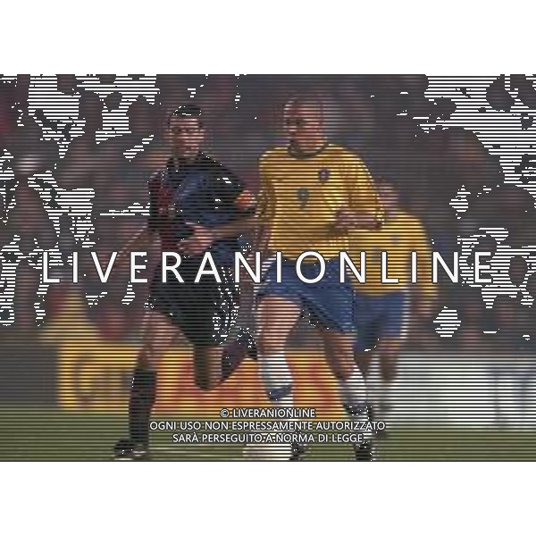 1999 BARCELLONA PARTITA AMICHEVOLE BARCELLONA NAZIONALE BRASILE 2-2 NELLA FOTO RONALDO AG ALDO LIVERANI SAS