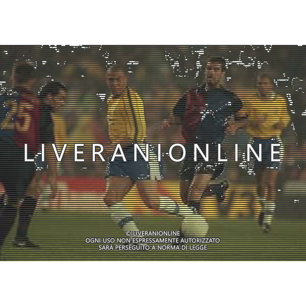 1999 BARCELLONA PARTITA AMICHEVOLE BARCELLONA NAZIONALE BRASILE 2-2 NELLA FOTO RONALDO AG ALDO LIVERANI SAS
