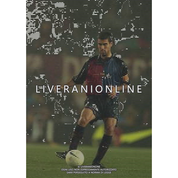 1999 BARCELLONA PARTITA AMICHEVOLE BARCELLONA NAZIONALE BRASILE 2-2 NELLA FOTO JOSEP GUARDIOLA AG ALDO LIVERANI SAS