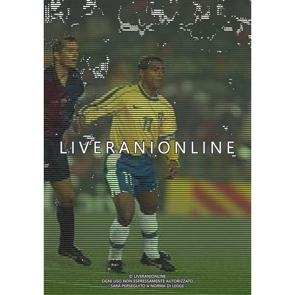 1999 BARCELLONA PARTITA AMICHEVOLE BARCELLONA NAZIONALE BRASILE 2-2 NELLA FOTO ROMARIO AG ALDO LIVERANI SAS