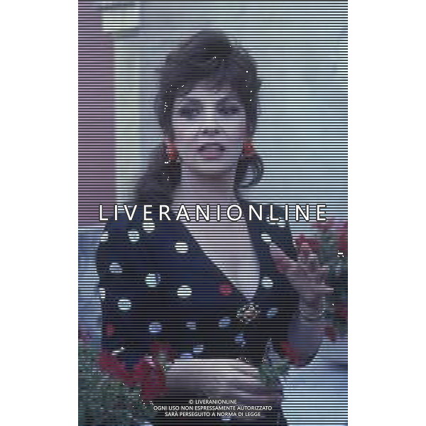 RETROSPETTIVA GINA LOLLOBRIGIDA ATTRICE NELLA FOTO GINA LOLLOBRIGIDA A VENEZIA NELL\'ANNO 1986 AG ALDO LIVERANI SAS