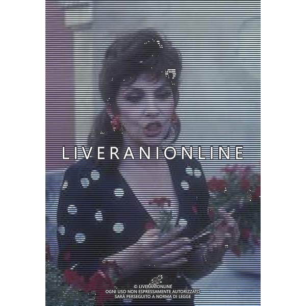 RETROSPETTIVA GINA LOLLOBRIGIDA ATTRICE NELLA FOTO GINA LOLLOBRIGIDA A VENEZIA NELL\'ANNO 1986 AG ALDO LIVERANI SAS