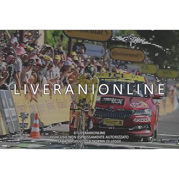 23-07-2022 Tour De France; Tappa 20 Lacapelle Marival - Rocamadour; 2022, Jumbo - Visma; Vingegaard, Jonas; Rocamadour; ©SIROTTTI / AGENZIA ALDO LIVERANI SAS