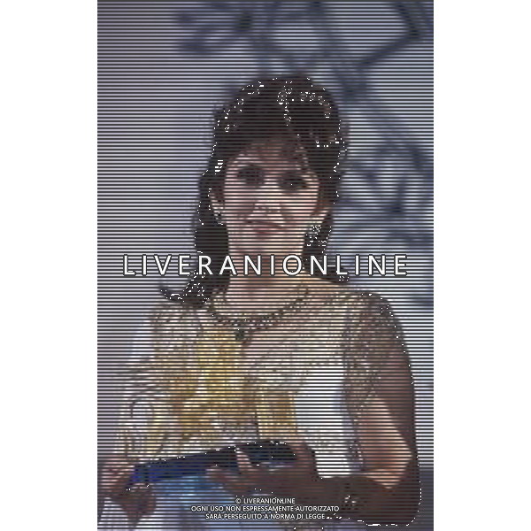 RETROSPETTIVA GINA LOLLOBRIGIDA ATTRICE NELLA FOTO GINA LOLLOBRIGIDA NELL\'ANNO 1992 A VENEZIA PREMIO ALLA CARRIERA AG ALDO LIVERANI SAS 