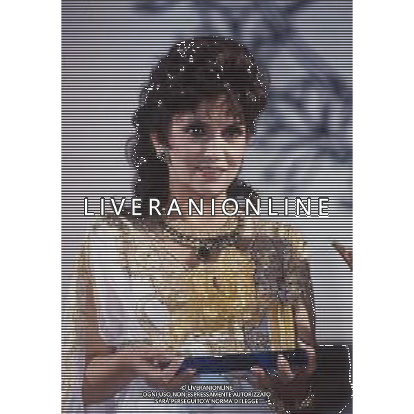 RETROSPETTIVA GINA LOLLOBRIGIDA ATTRICE NELLA FOTO GINA LOLLOBRIGIDA NELL\'ANNO 1992 A VENEZIA PREMIO ALLA CARRIERA AG ALDO LIVERANI SAS 