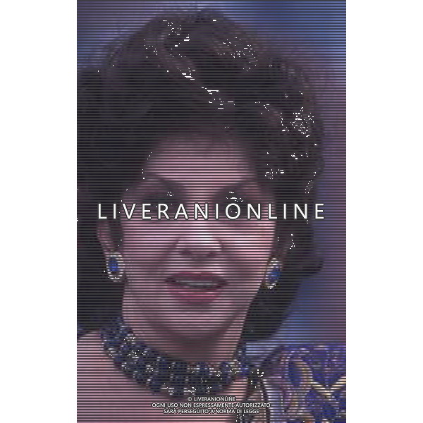 RETROSPETTIVA GINA LOLLOBRIGIDA ATTRICE NELLA FOTO GINA LOLLOBRIGIDA NELL\'ANNO 1997 A VENEZIA  AG ALDO LIVERANI SAS  