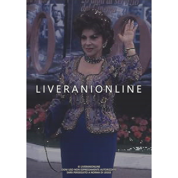 RETROSPETTIVA GINA LOLLOBRIGIDA ATTRICE NELLA FOTO GINA LOLLOBRIGIDA NELL\'ANNO 1997 A VENEZIA  AG ALDO LIVERANI SAS  