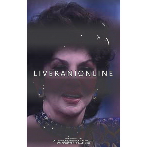 RETROSPETTIVA GINA LOLLOBRIGIDA ATTRICE NELLA FOTO GINA LOLLOBRIGIDA NELL\'ANNO 1997 A VENEZIA  AG ALDO LIVERANI SAS  