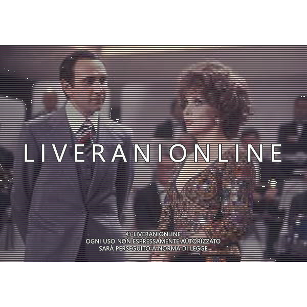 RETROSPETTIVA GINA LOLLOBRIGIDA ATTRICE NELLA FOTO GINA LOLLOBRIGIDA CON PIPPO BAUDO AG ALDO LIVERANI SAS  