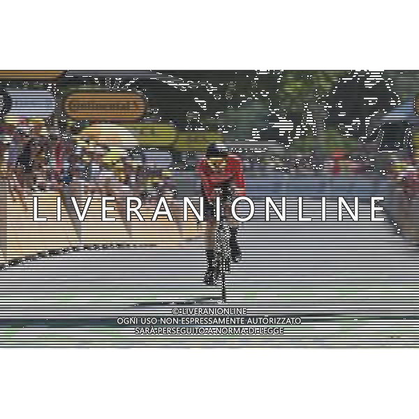 23-07-2022 Tour De France; Tappa 20 Lacapelle Marival - Rocamadour; 2022, Bahrain - Victorious; Wright, Fred; Rocamadour; ©SIROTTI/ AGENZIA ALDO LIVERANI SAS