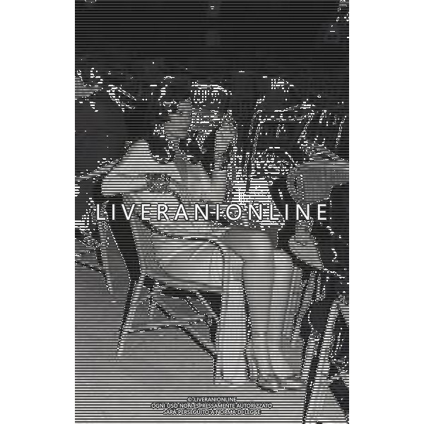 RETROSPETTIVA MARISA BERENSON ATTRICE NELLA FOTO MARISA BERENSON A CANNES NELL\'ANNO1972 AG ALDO LIVERANI SAS