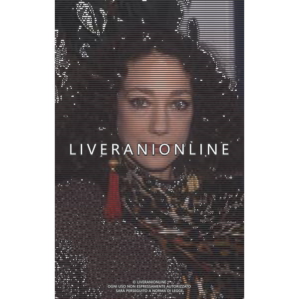 RETROSPETTIVA MARISA BERENSON ATTRICE NELLA FOTO MARISA BERENSON NELL\'ANNO 1986 AG ALDO LIVERANI SAS  