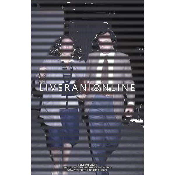 RETROSPETTIVA MARISA BERENSON ATTRICE NELLA FOTO MARISA BERENSON NELL\'ANNO 1987 A ROMA CON ELEONORA GIORGI E FRANCO ROSSI  AG ALDO LIVERANI SAS  