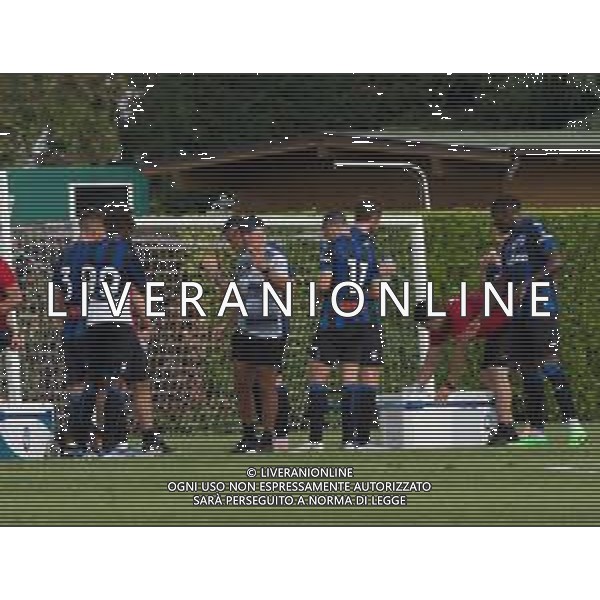gian piero gasperini con i suoi giocatori durante cooling break ATALANTA - COMO AMICHEVOLE PRECAMPIONATO A ZINGONIA 23.07.2022 ©GIAMPIETRI/ AGENZIA ALDO LIVERANI SAS
