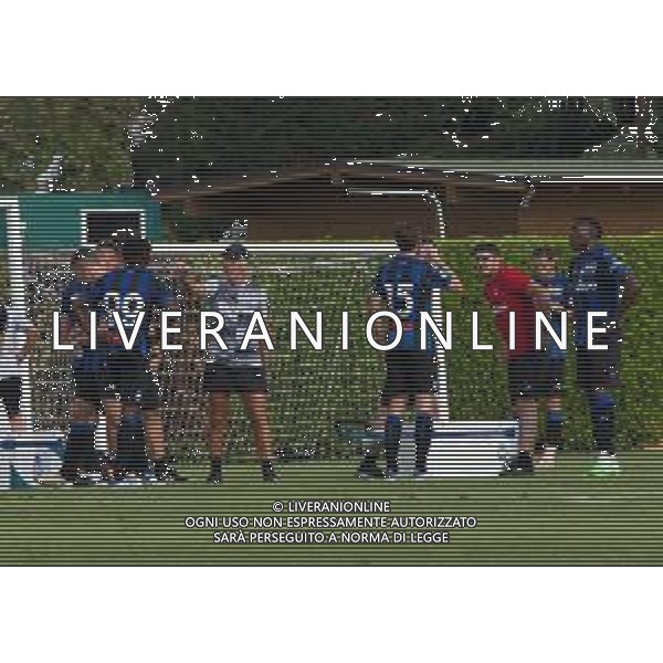 gian piero gasperini con i suoi giocatori durante cooling break ATALANTA - COMO AMICHEVOLE PRECAMPIONATO A ZINGONIA 23.07.2022 ©GIAMPIETRI/ AGENZIA ALDO LIVERANI SAS
