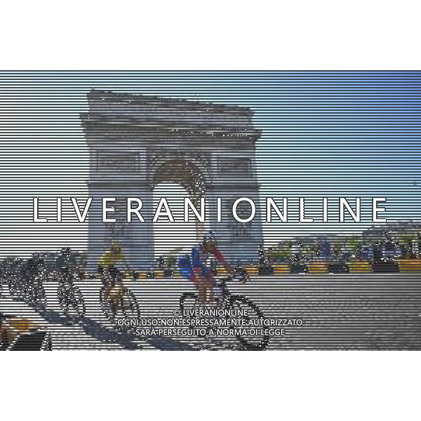 24-07-2022 Tour De France; Tappa 21 Paris - Paris; 2022, Groupama - Fdj; Le Gac, Olivier; Paris - Arc De Triomphe; ©SIROTTI/AGENZIA ALDO LIVERANI SAS