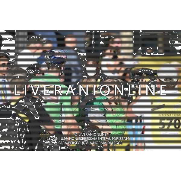 24-07-2022 Tour De France; Tappa 21 Paris - Paris; 2022, Jumbo - Visma; Van Aert, Wout; Figlio Van Aert, Wout; Moglie Van Aert, Wout; Paris; ©SIROTTI/AGENZIA ALDO LIVERANI SAS