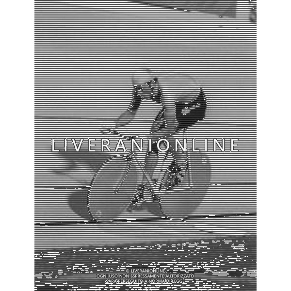 Francesco Moser ciclista al suo primo record dell\'ora nel 1984 - Retrospettiva ph Dino Panato/ Archivio Giovanni Liverani/Ag. Aldo Liverani Sas
