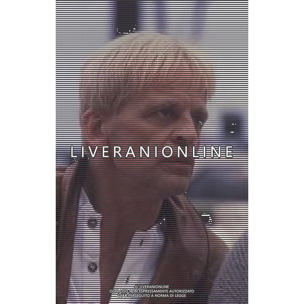 RETROSPETTIVA KLAUS KINSKI ATTORE NELLA FOTO KLAUS KINSKI A CANNES NELL\'ANNO 1980  FOTO ENRICO LIVERANI-AG ALDO LIVERANI SAS 