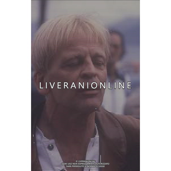 RETROSPETTIVA KLAUS KINSKI ATTORE NELLA FOTO KLAUS KINSKI A CANNES NELL\'ANNO 1980  FOTO ENRICO LIVERANI-AG ALDO LIVERANI SAS 