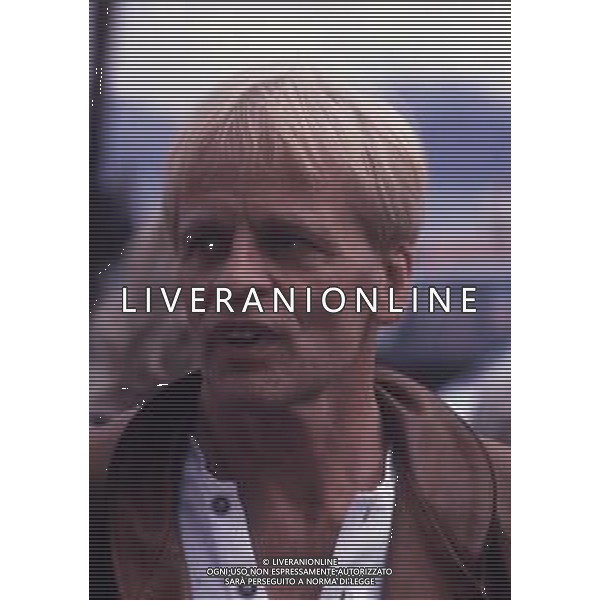 RETROSPETTIVA KLAUS KINSKI ATTORE NELLA FOTO KLAUS KINSKI A CANNES NELL\'ANNO 1980  FOTO ENRICO LIVERANI-AG ALDO LIVERANI SAS 