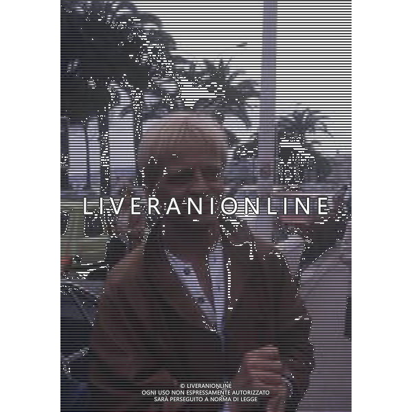 RETROSPETTIVA KLAUS KINSKI ATTORE NELLA FOTO KLAUS KINSKI A CANNES NELL\'ANNO 1980  FOTO ENRICO LIVERANI-AG ALDO LIVERANI SAS 
