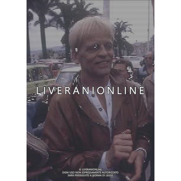 RETROSPETTIVA KLAUS KINSKI ATTORE NELLA FOTO KLAUS KINSKI A CANNES NELL\'ANNO 1980  FOTO ENRICO LIVERANI-AG ALDO LIVERANI SAS 