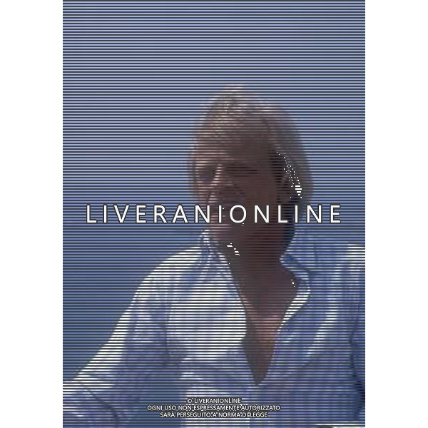 RETROSPETTIVA KLAUS KINSKI ATTORE NELLA FOTO KLAUS KINSKI A CANNES NELL\'ANNO 1982 FOTO ENRICO LIVERANI-AG ALDO LIVERANI SAS