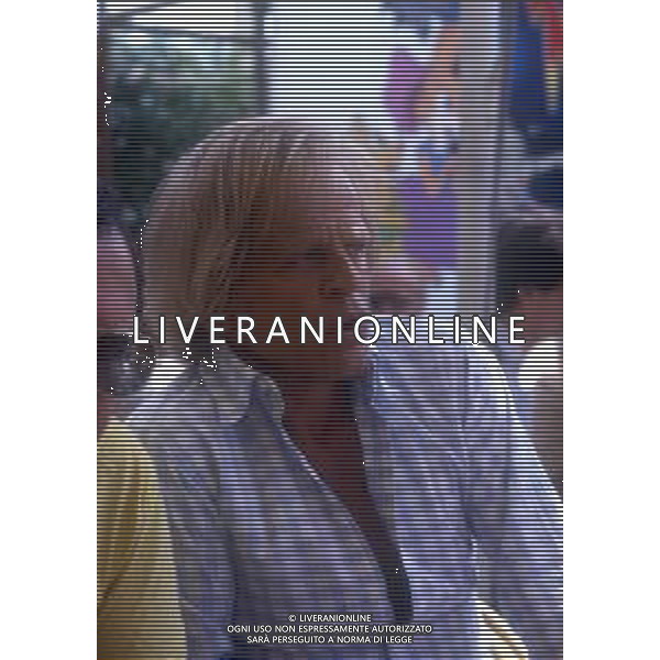 RETROSPETTIVA KLAUS KINSKI ATTORE NELLA FOTO KLAUS KINSKI A CANNES NELL\'ANNO 1982 FOTO ENRICO LIVERANI-AG ALDO LIVERANI SAS