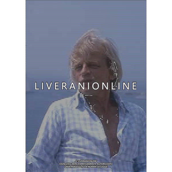 RETROSPETTIVA KLAUS KINSKI ATTORE NELLA FOTO KLAUS KINSKI A CANNES NELL\'ANNO 1982 FOTO ENRICO LIVERANI-AG ALDO LIVERANI SAS