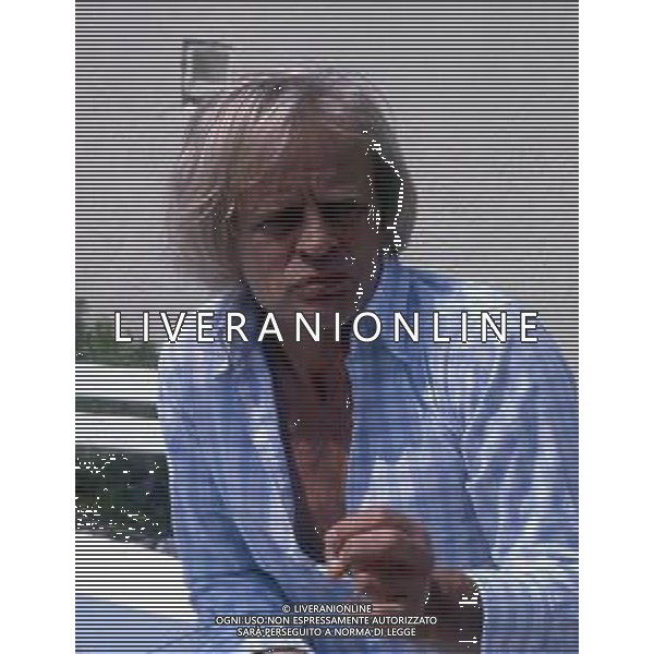 RETROSPETTIVA KLAUS KINSKI ATTORE NELLA FOTO KLAUS KINSKI A CANNES NELL\'ANNO 1982 FOTO ENRICO LIVERANI-AG ALDO LIVERANI SAS