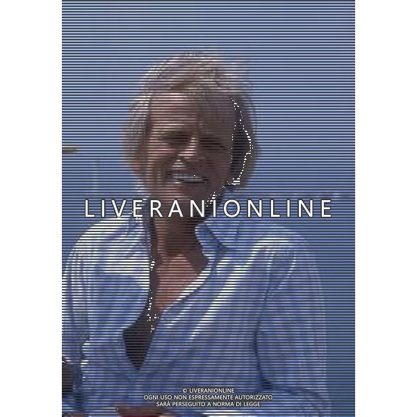 RETROSPETTIVA KLAUS KINSKI ATTORE NELLA FOTO KLAUS KINSKI A CANNES NELL\'ANNO 1982 FOTO ENRICO LIVERANI-AG ALDO LIVERANI SAS