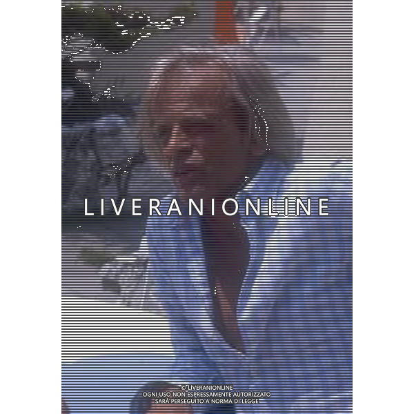 RETROSPETTIVA KLAUS KINSKI ATTORE NELLA FOTO KLAUS KINSKI A CANNES NELL\'ANNO 1982 FOTO ENRICO LIVERANI-AG ALDO LIVERANI SAS