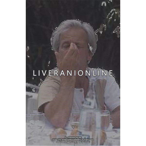 RETROSPETTIVA KLAUS KINSKI ATTORE NELLA FOTO KLAUS KINSKI A CANNES NELL\'ANNO 1985 AG ALDO LIVERANI SAS 
