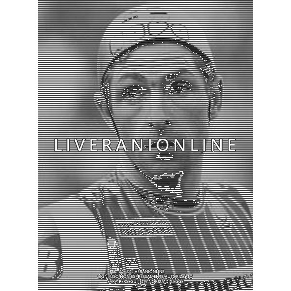RETROSPETTIVA FRANCESCO MOSER CICLISTA NELLA FOTO MILANO VELODROMO VIGORELLI SECONDO RECORD DELL\'ORA NEL 1986 ©Archivio DFP /AG ALDO LIVERANI SAS