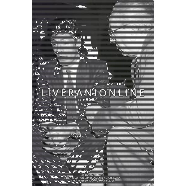 RETROSPETTIVA FRANCESCO MOSER CICLISTA NELLA FOTO ALLA PRESENTAZIONE DEL TENTATIVO di RECORD DELL\'ORA INDOOR DI MOSCA - 7 OTTOBRE 1987 ©ARCHIVIO AG ALDO LIVERANI SAS