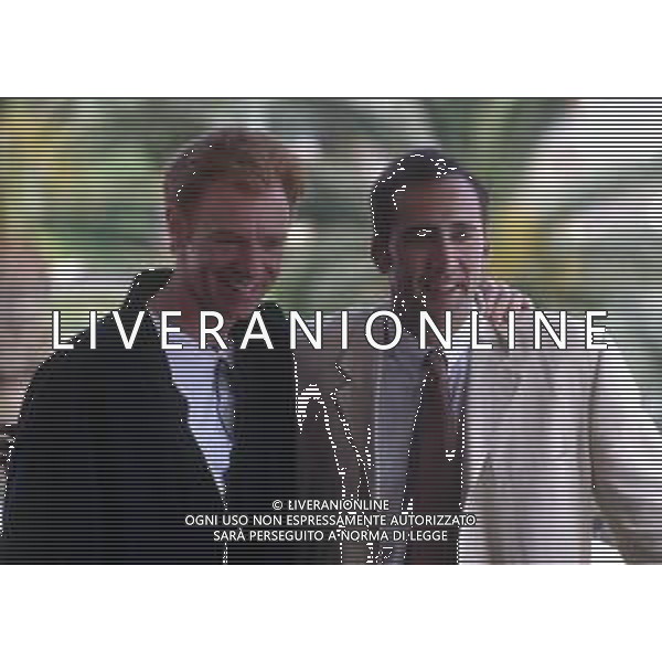 RETROSPETTIVA DAVID CARUSO ATTORE NELLA FOTO DAVID CARUSO A CANNES CON NICOLAS CAGE AG ALDO LIVERANI SAS