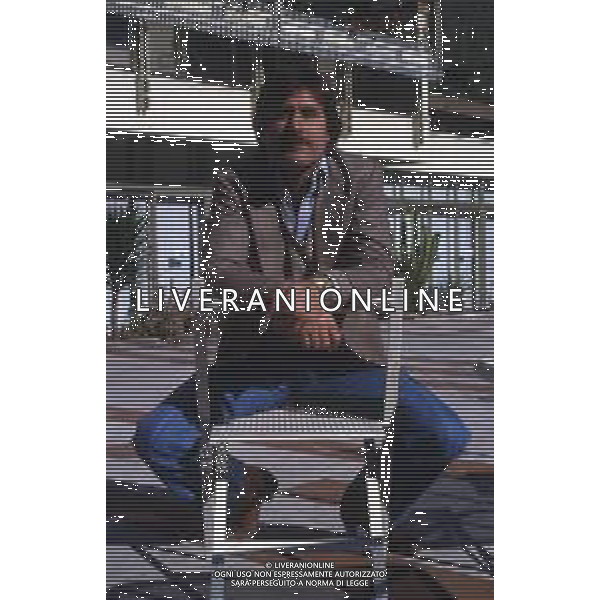 RETROSPETTIVA LANDO BUZZANCA ATTORE E CANTANTE NELLA FOTO LANDO BUZZANCA A SANREMO NELL\'ANNO 1981 AG ALDO LIVERANI SAS