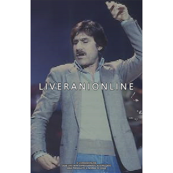 RETROSPETTIVA LANDO BUZZANCA ATTORE E CANTANTE NELLA FOTO LANDO BUZZANCA A SANREMO NELL\'ANNO 1981 AG ALDO LIVERANI SAS