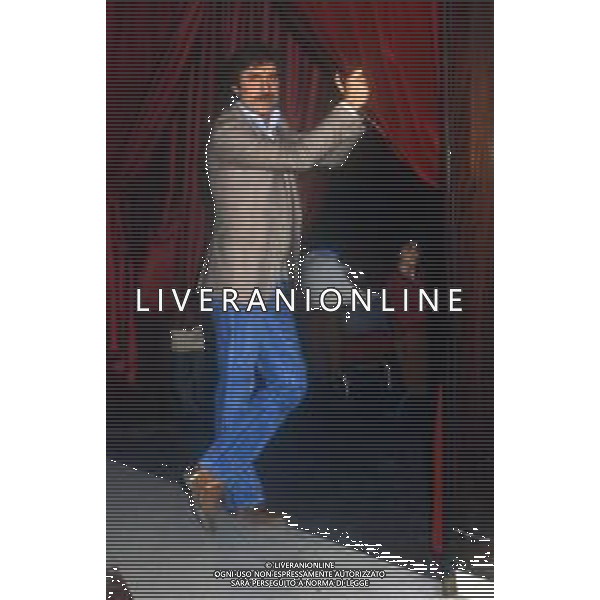 RETROSPETTIVA LANDO BUZZANCA ATTORE E CANTANTE NELLA FOTO LANDO BUZZANCA A SANREMO NELL\'ANNO 1981 AG ALDO LIVERANI SAS