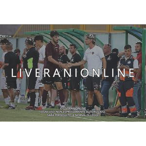 LAMEZIA TERME - REGGINA AMICHEVOLE PRECAMPIONATO 26.07.2022 NELLA FOTO L\'ALLENATORE FILIPPO INZAGHI CON ALESSANDRO LOMBARDI ©GARREFFA/AGENZIA ALDO LIVERANI SAS
