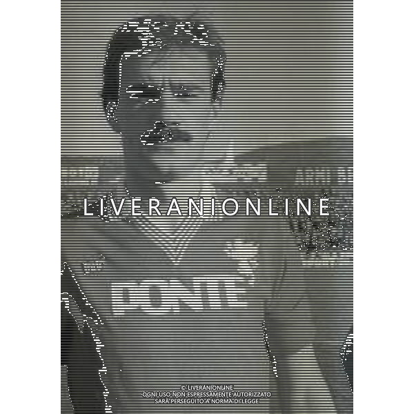 RETROSPETTIVA PAOLO DAL FIUME CALCIATORE NELLA FOTO PAOLO DAL FIUME CON LA MAGLIA DEL PERUGIA CALCIO AG ALDO LIVERANI SAS