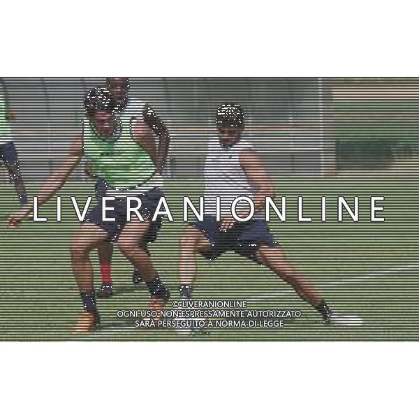 PRUNARO DI BUDRIO 28 07 2022 IMOLESE CALCIO PRIMO ALLENAMENTO NELLA FOTO MATTIA PAGLIUCA E ANTONIO ROMANO ©SANNA/AGENZIA ALDO LIVERANI SAS