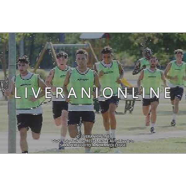 PRUNARO DI BUDRIO 28 07 2022 IMOLESE CALCIO PRIMO ALLENAMENTO NELLA FOTO ALLENAMENTO CORSA DI GRUPPO ©SANNA/AGENZIA ALDO LIVERANI SAS